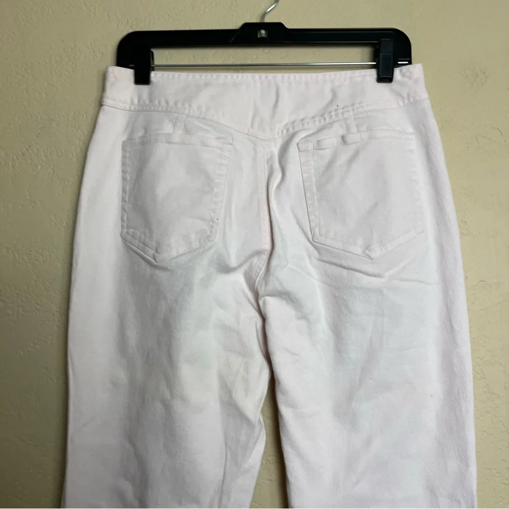Chico's  Denim Slim Boot Cut Jeans‎ Women's Size 1.5 Pink Mid Rise 5-Pocket